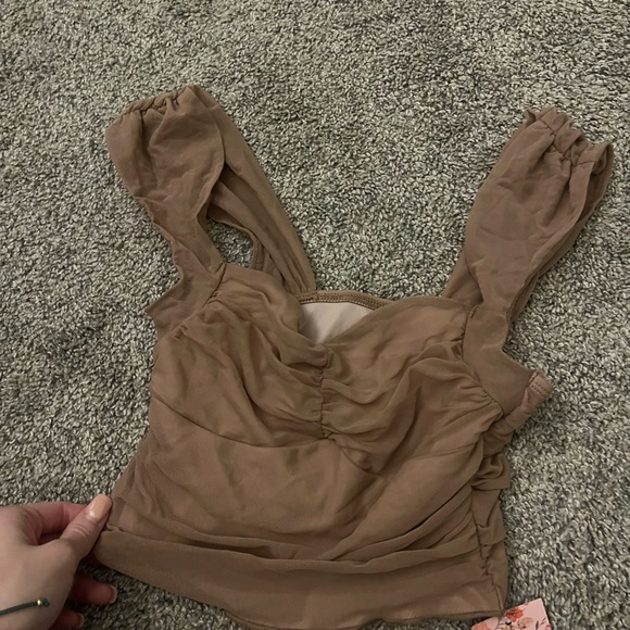 Going out brown top - Picture 2 of 2